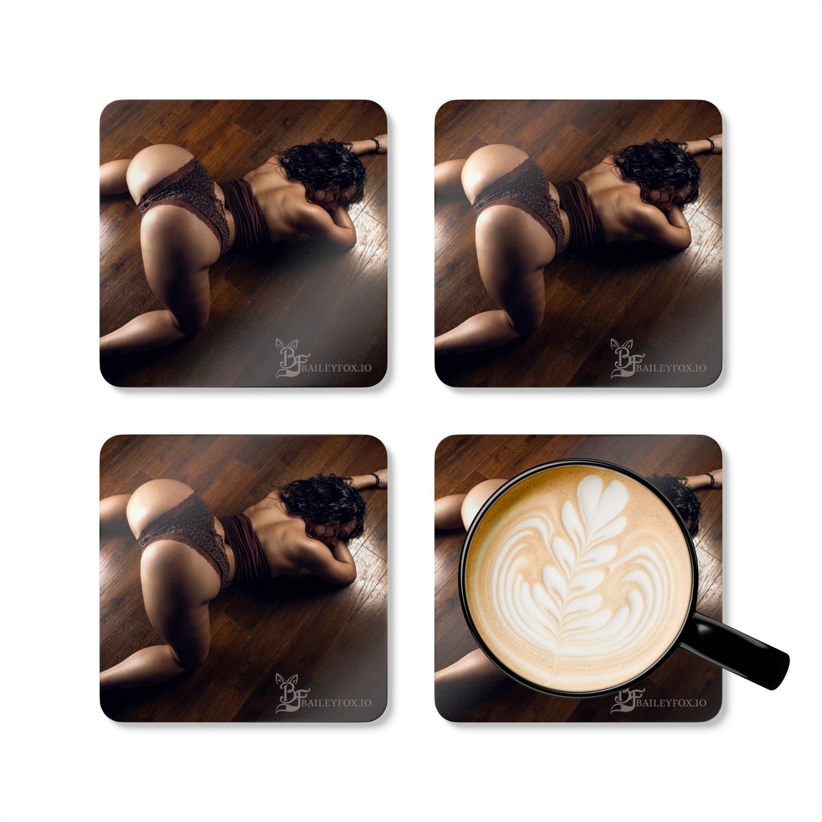 Bailey Fox Coaster Set - Image 4