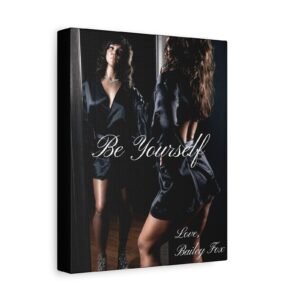 Be Yourself Bailey Fox Matte Canvas Wall Art